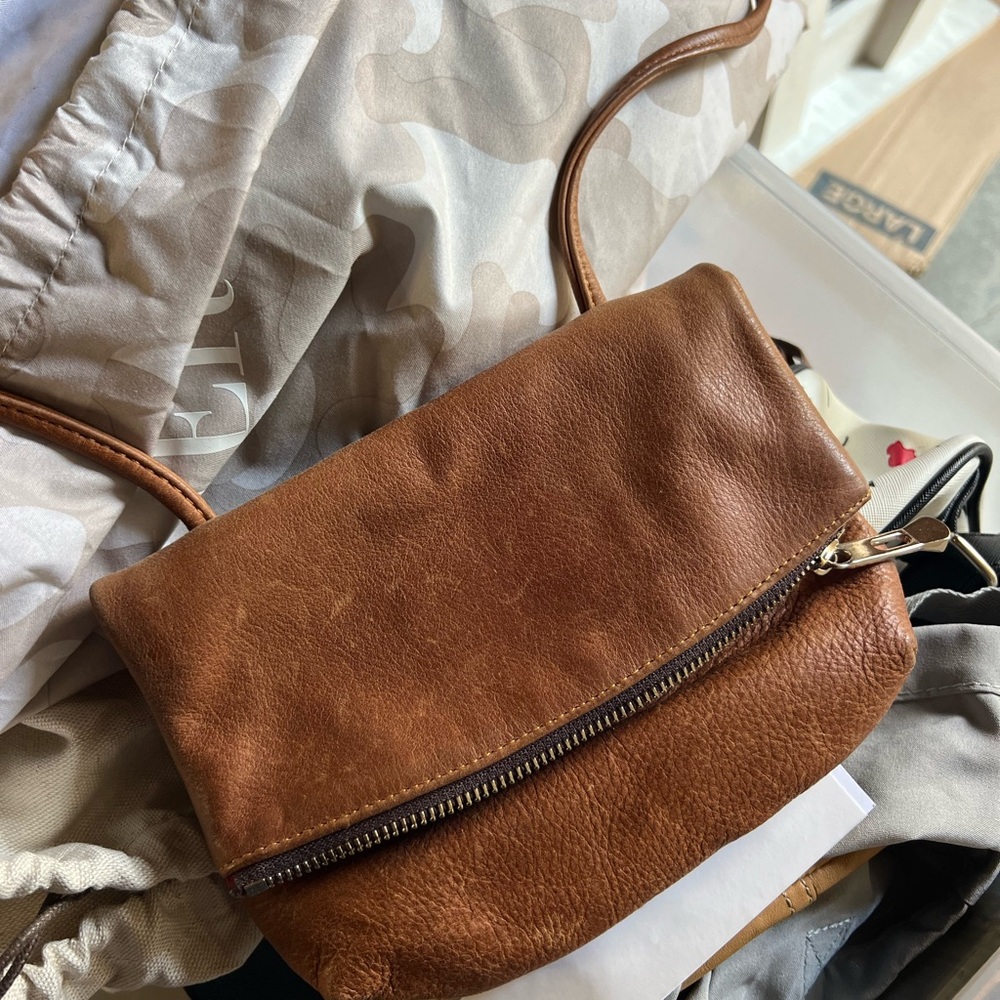 GG Boss Brown Leather Crossbody Bag